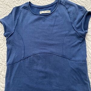 We The Free Deep Blue Short Sleeve Tee